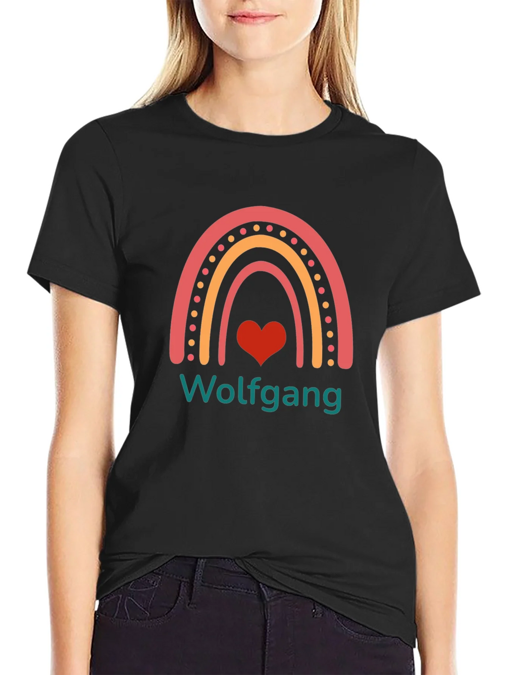 Wolfgang Rainbow Heart T-Shirt