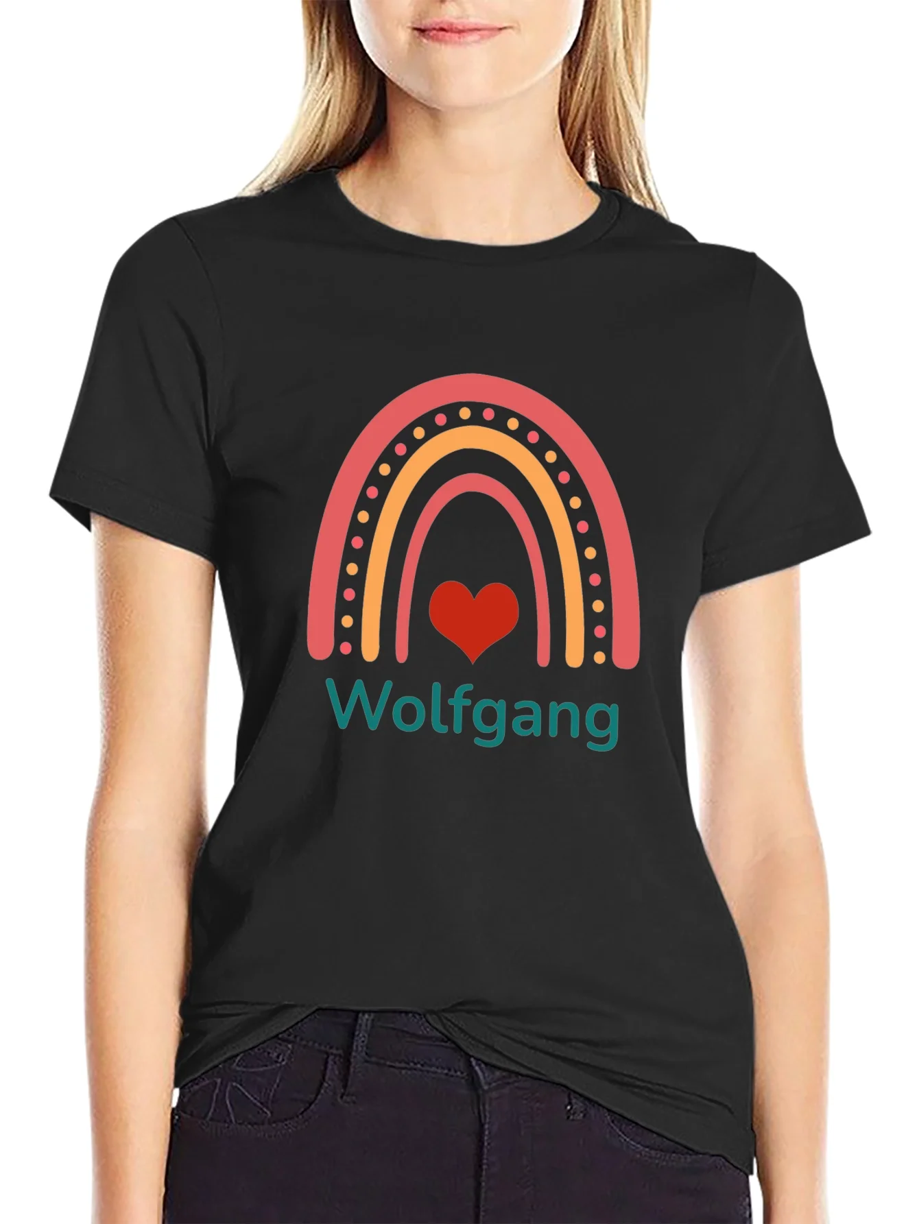 Wolfgang Rainbow Heart T-Shirt