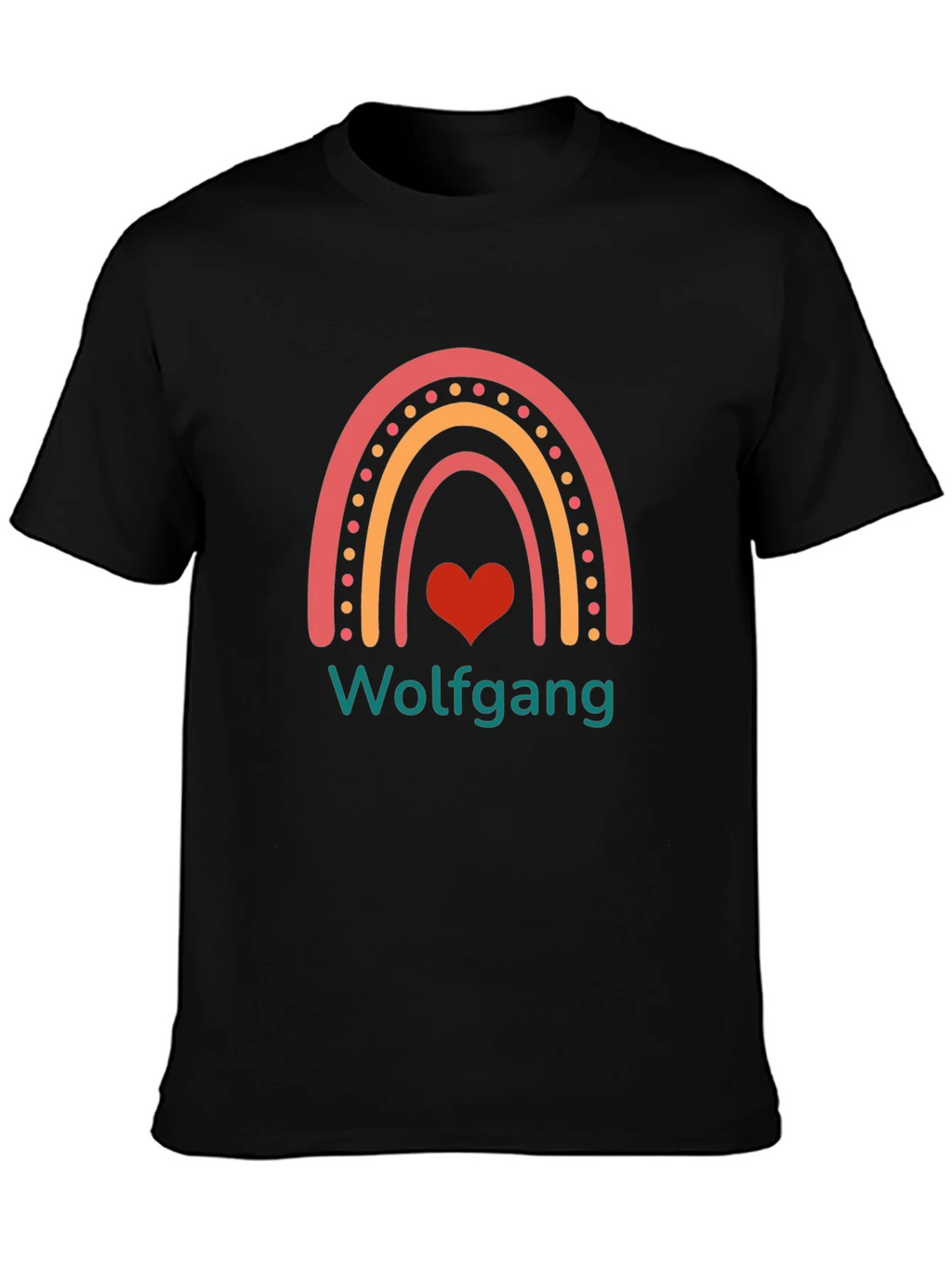 Wolfgang Rainbow Heart T-Shirt