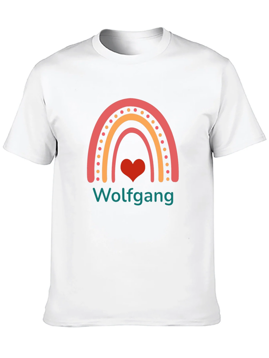 Wolfgang Rainbow Heart T-Shirt