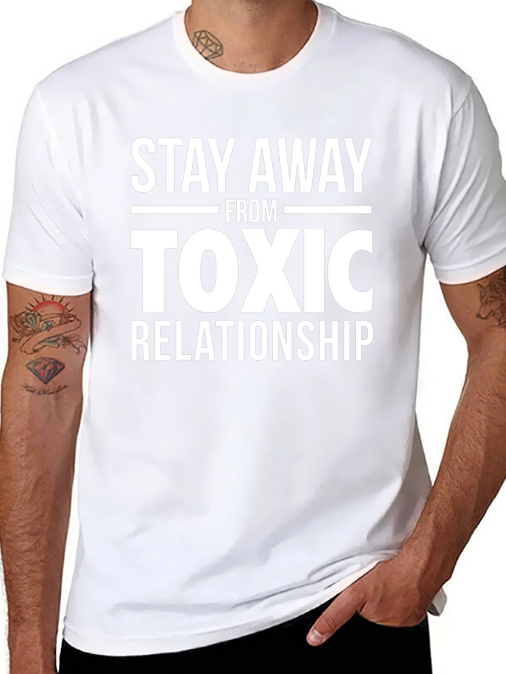 Stay Away From Toxic Relationship Graphic T-Shirt