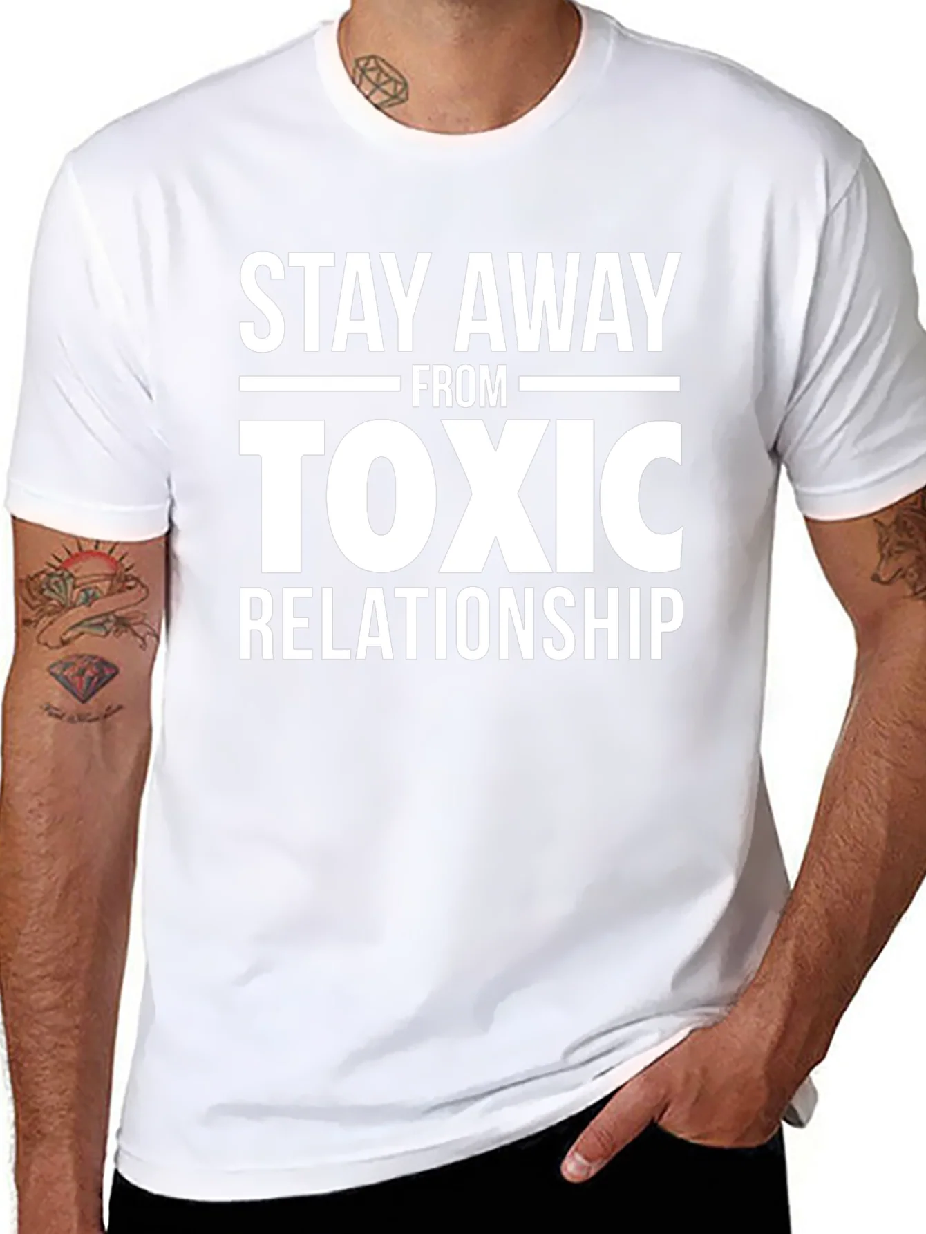 Stay Away From Toxic Relationship Graphic T-Shirt