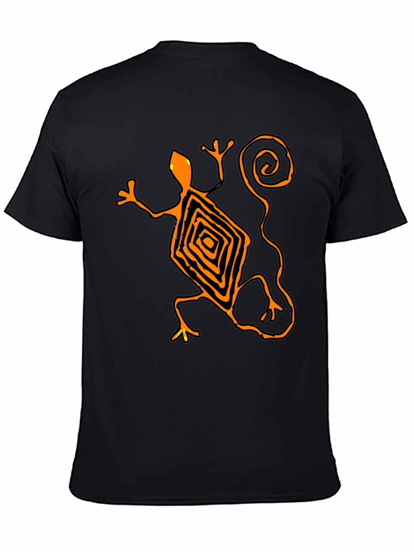 Lizard Graphic Tee - Mens Black T-Shirt