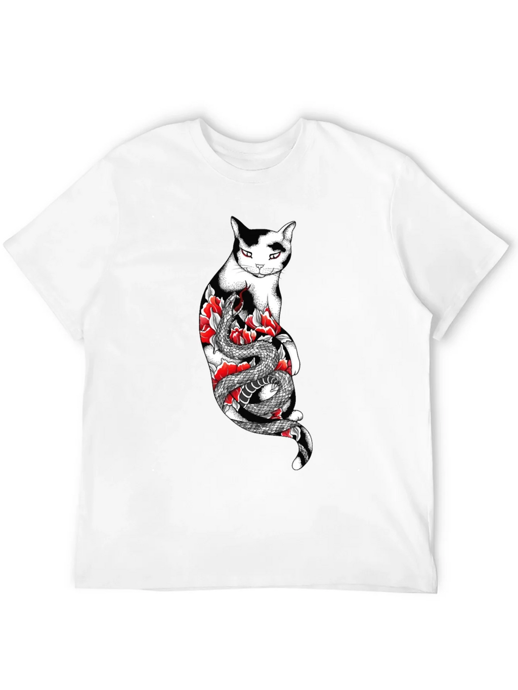 Cat & Snake Graphic Tee