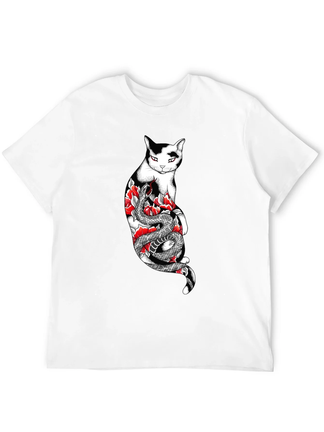 Cat & Snake Graphic Tee