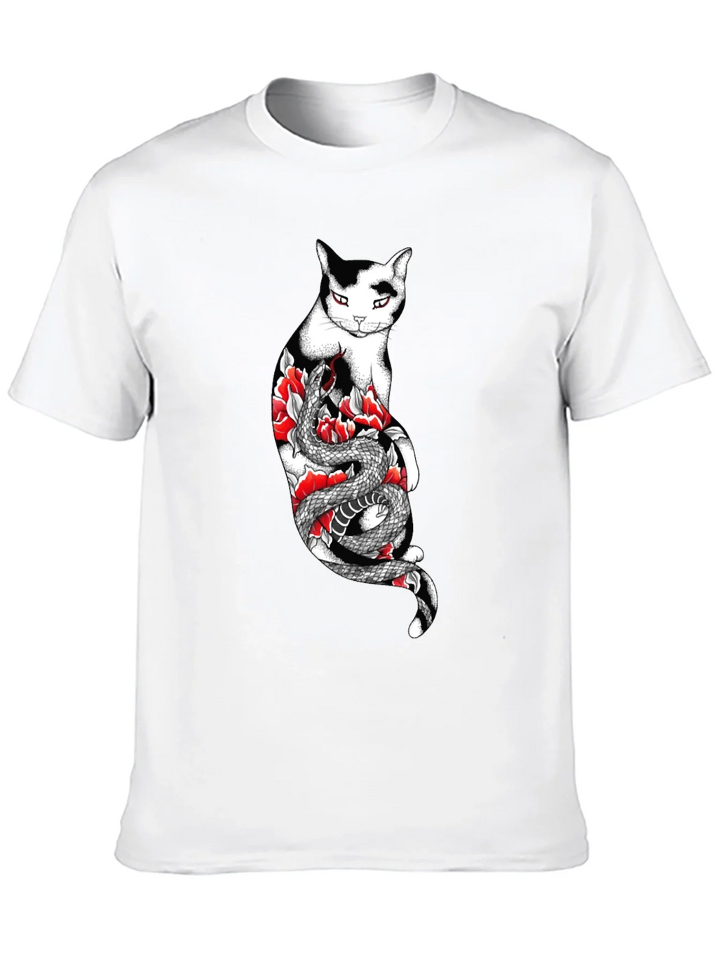 Cat & Snake Graphic Tee