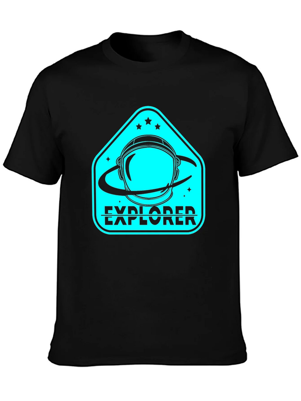Explorer Astronaut Black T-Shirt