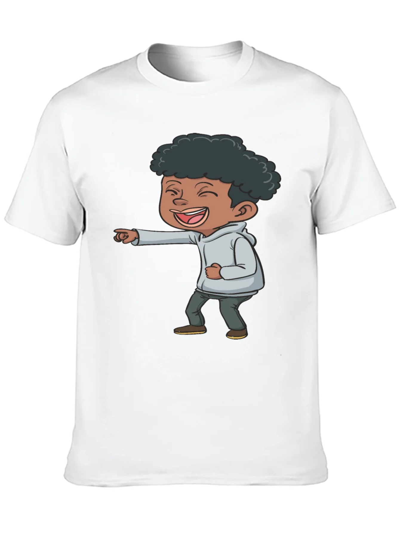 Laughing Kid Graphic T-Shirt