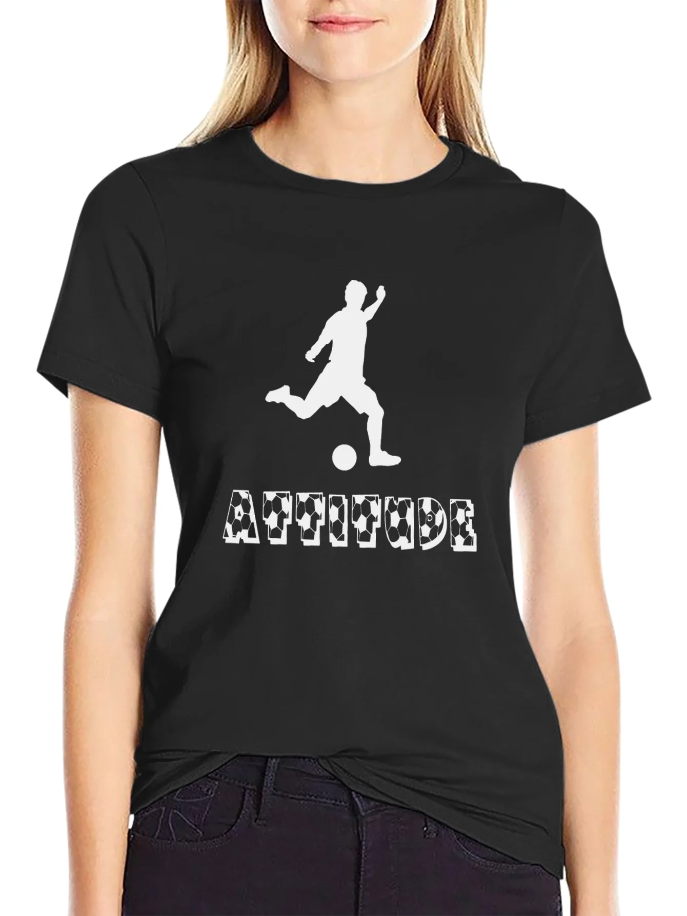 Attitude Soccer Graphic Tee