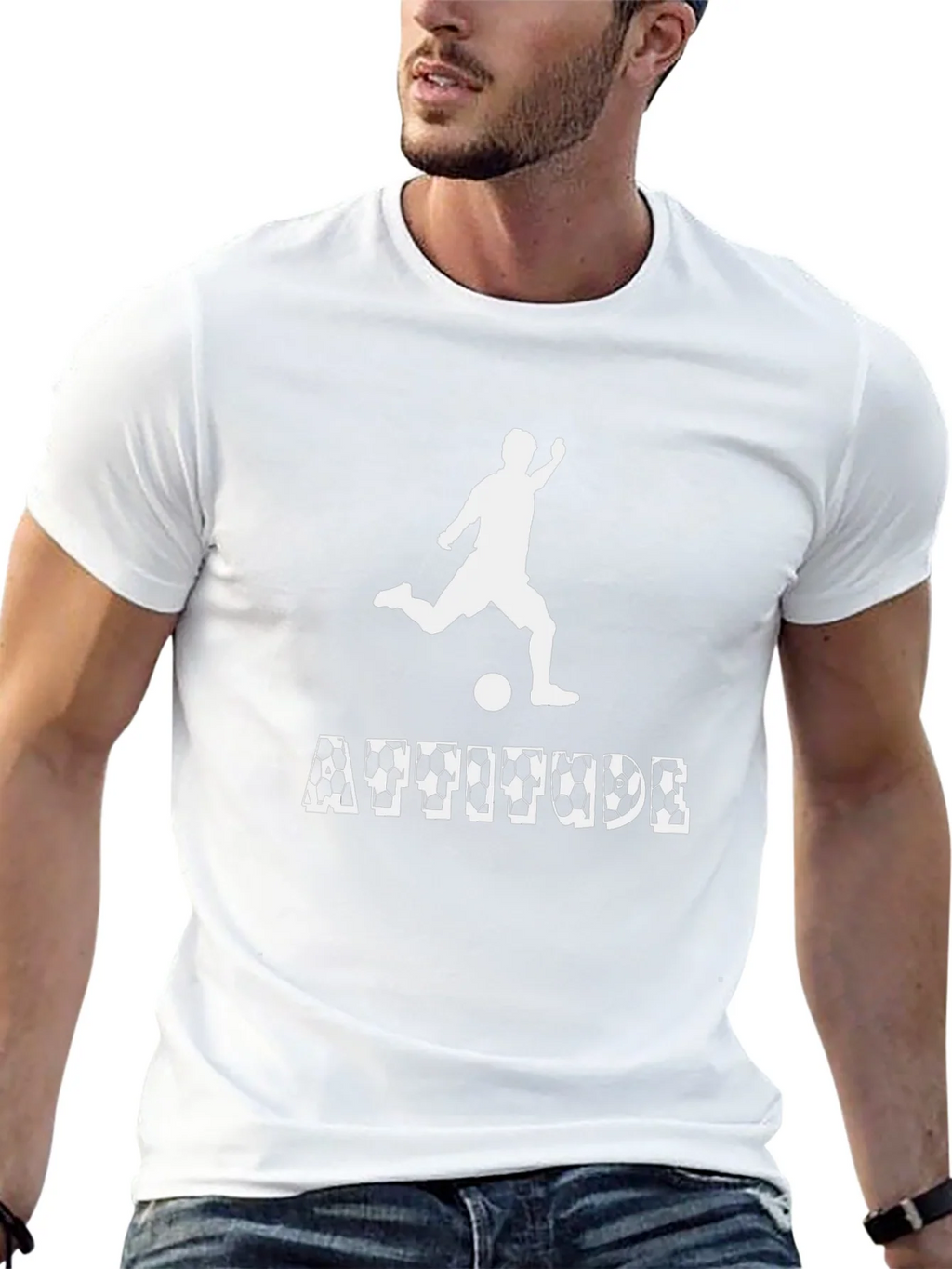 Attitude Soccer Graphic Tee