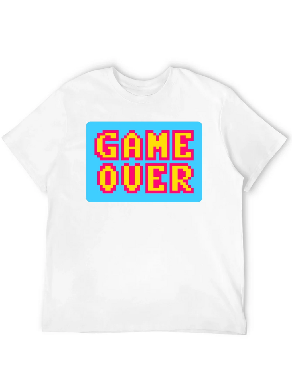 Game Over Pixel Art T-Shirt - Retro Gaming Style