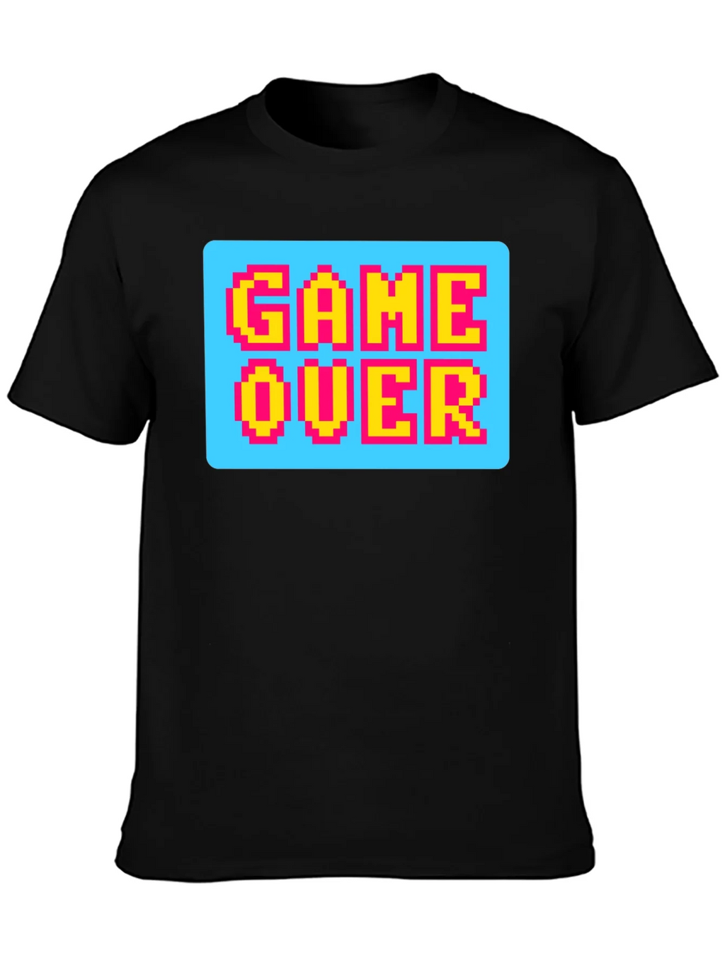 Game Over Pixel Art T-Shirt - Retro Gaming Style