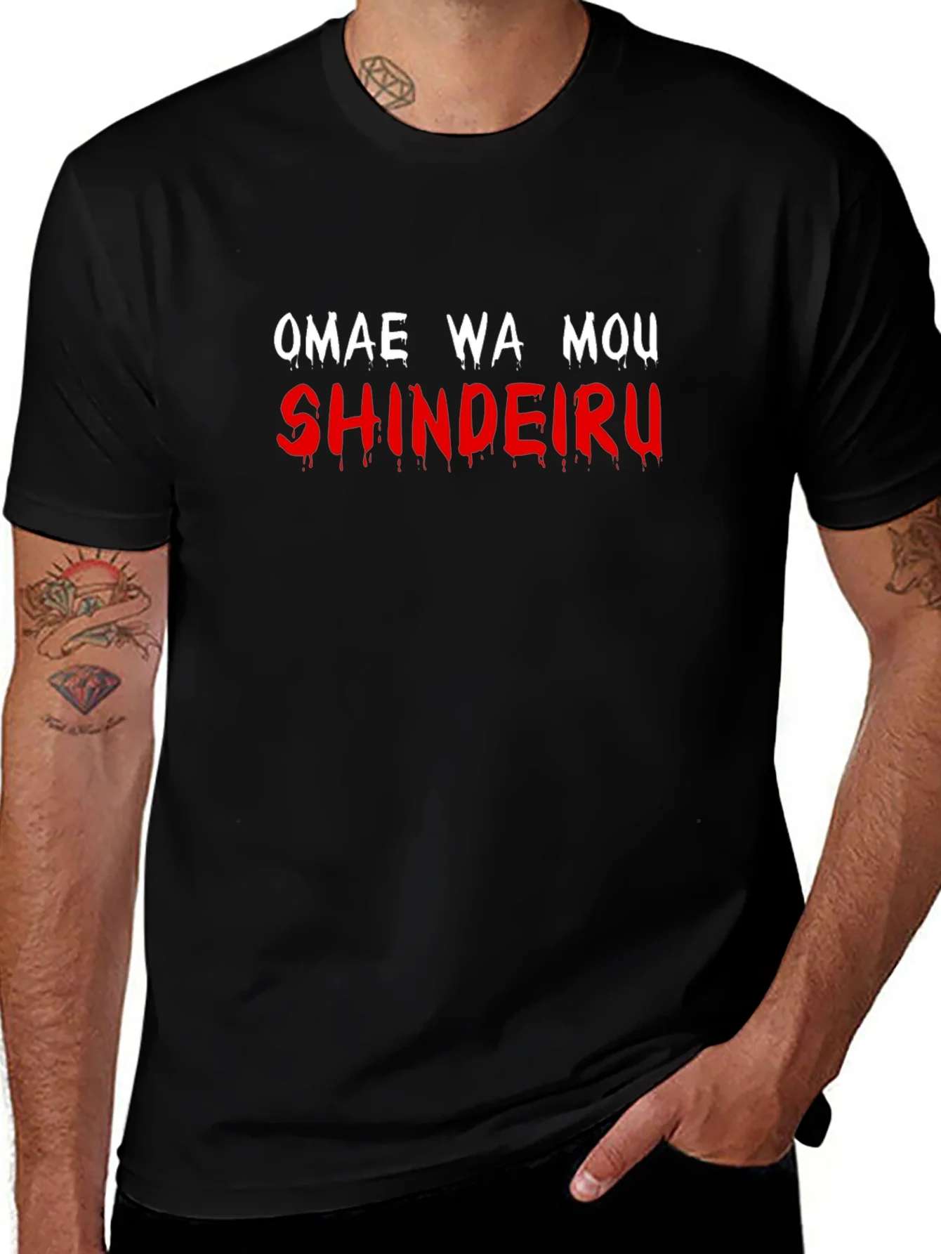 Omae Wa Mou Shindeiru Graphic Tee - You Are Already Dead T-Shirt