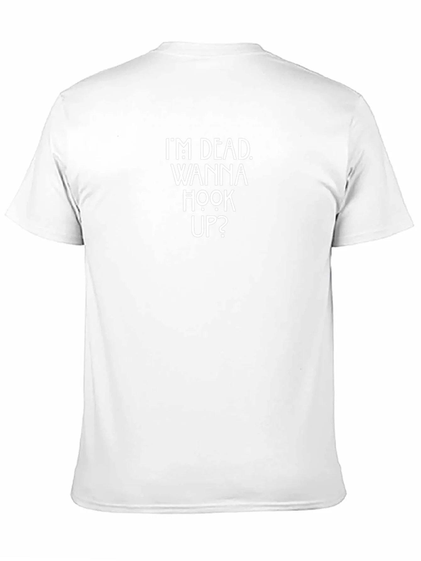 Im Dead Wanna Hook Up? Graphic Tee - Black