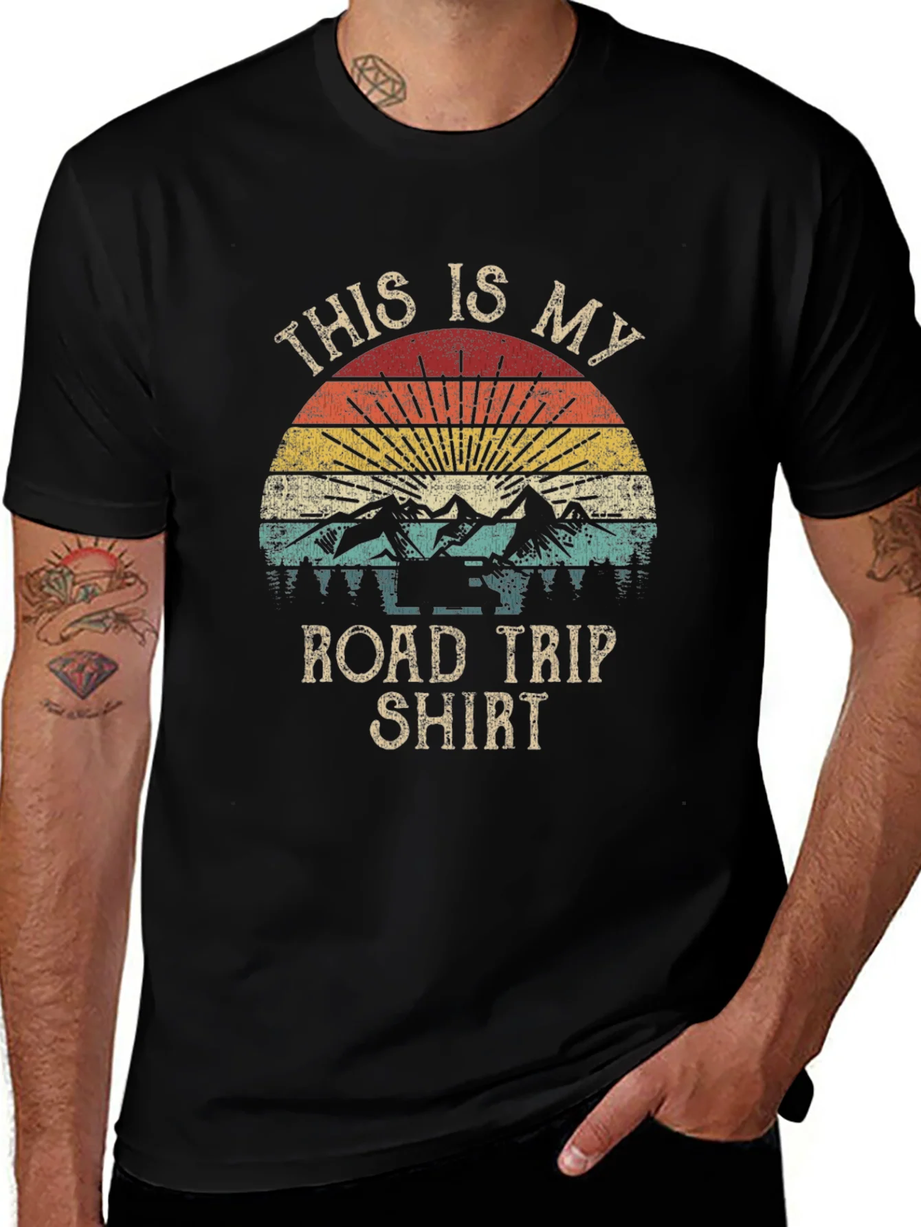 Road Trip Shirt - Vintage Style Tee for Adventure Seekers