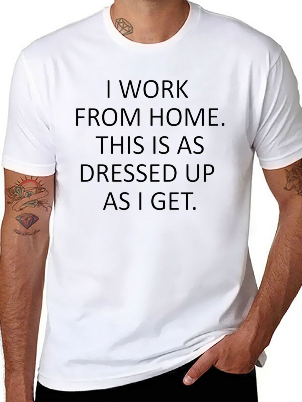 I Work From Home T-Shirt: Casual & Funny