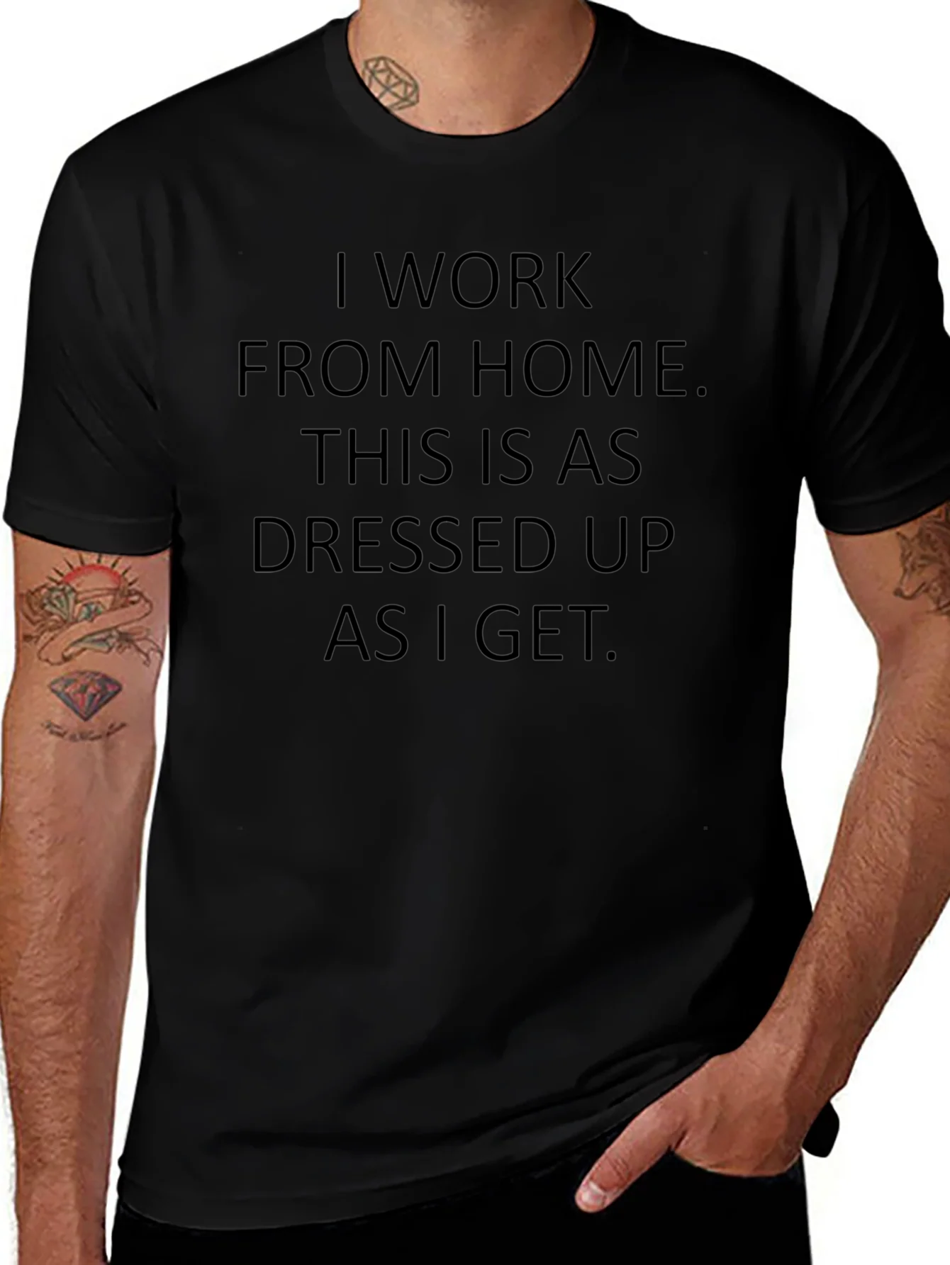 I Work From Home T-Shirt: Casual & Funny