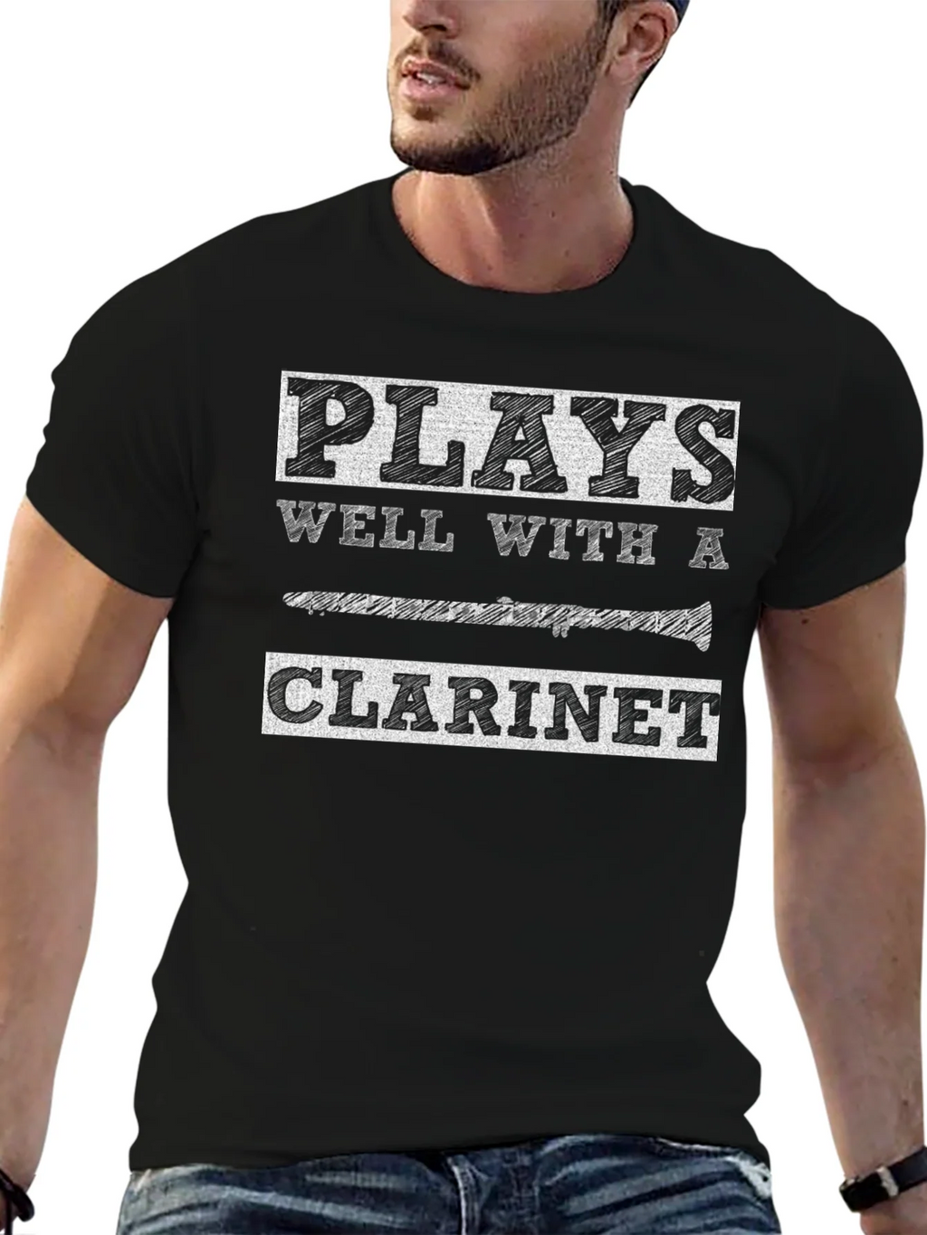 Plays Well With A Clarinet T-Shirt