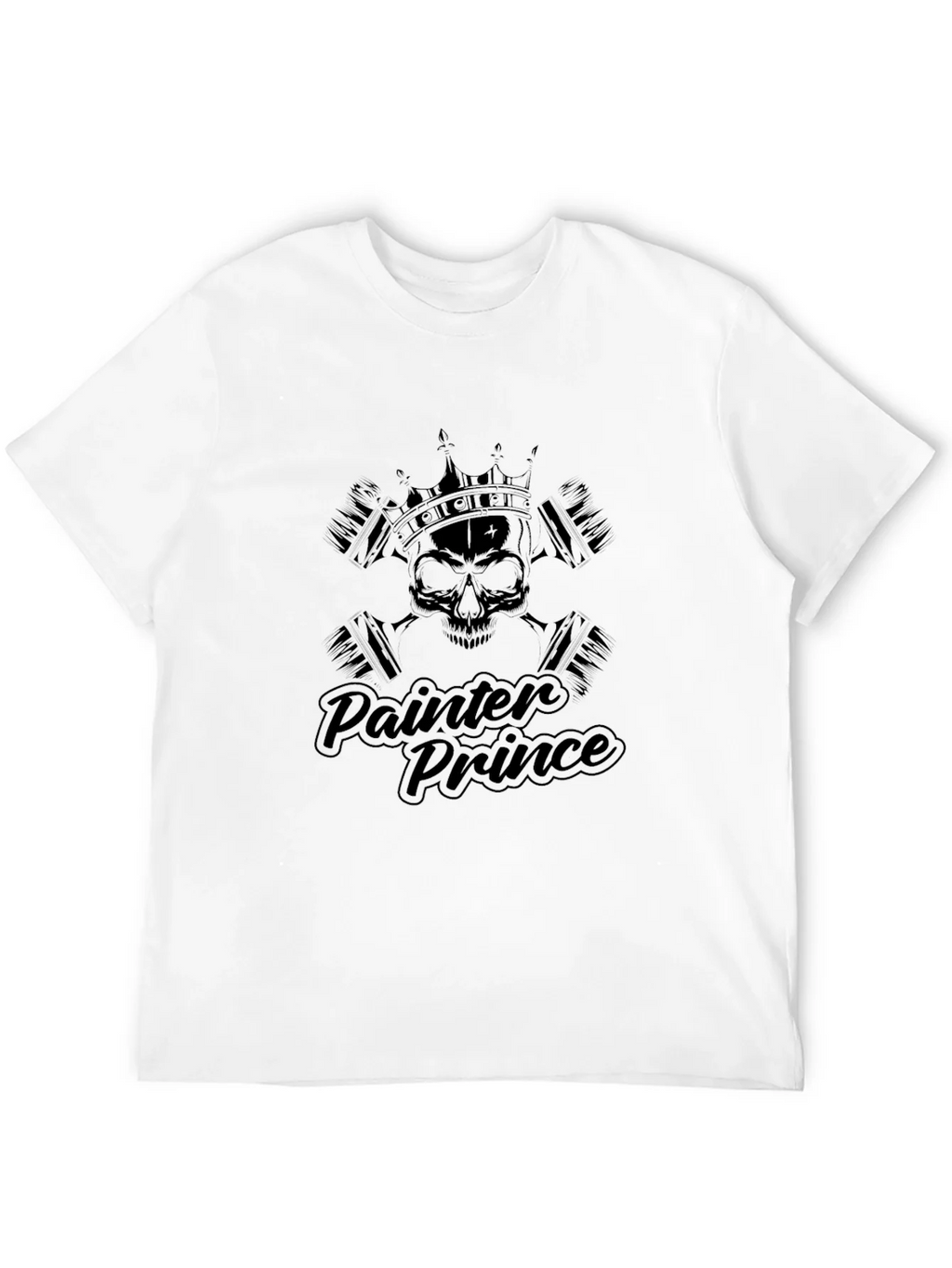 Painter Prince T-Shirt - Skull Crown Design