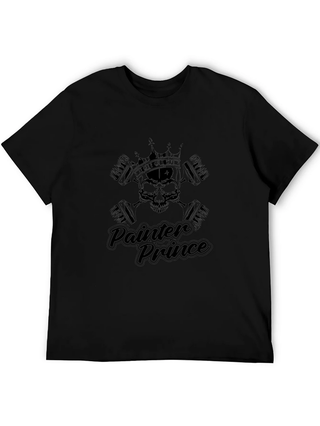 Painter Prince T-Shirt - Skull Crown Design