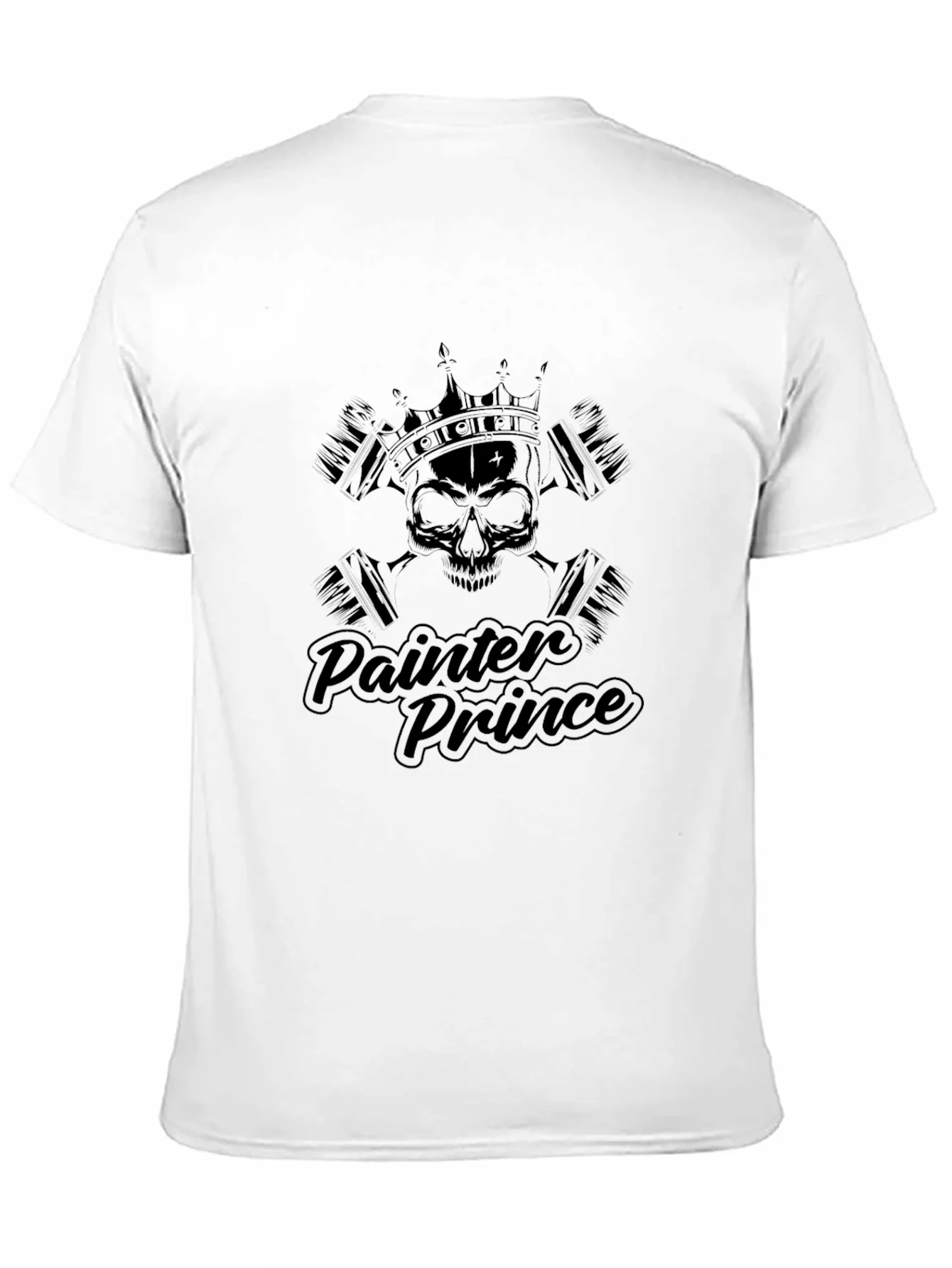 Painter Prince T-Shirt - Skull Crown Design