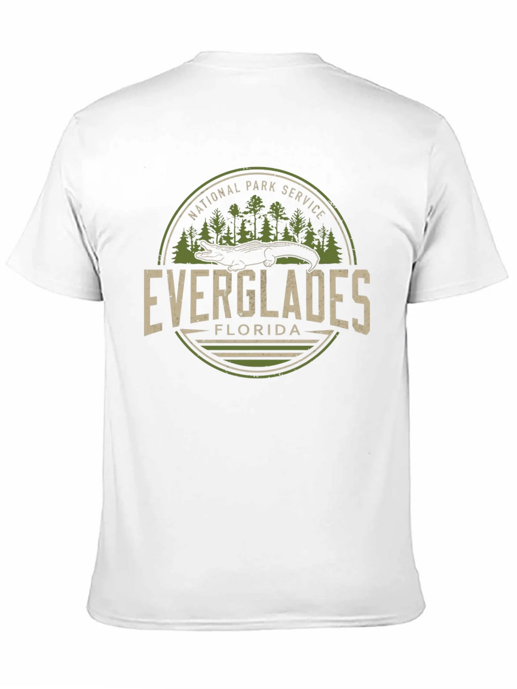 Everglades Florida National Park Service Black T-Shirt