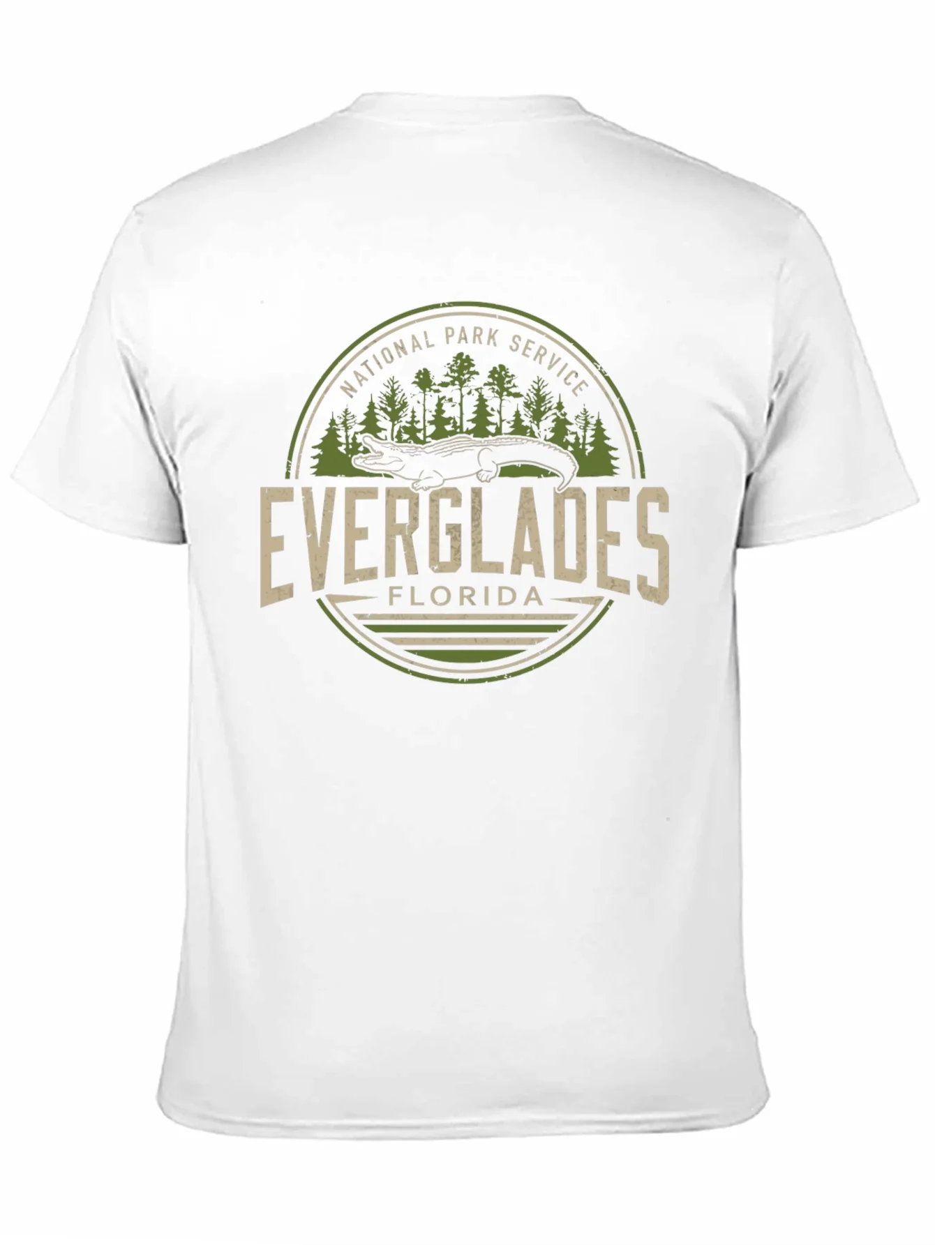 Everglades Florida National Park Service Black T-Shirt