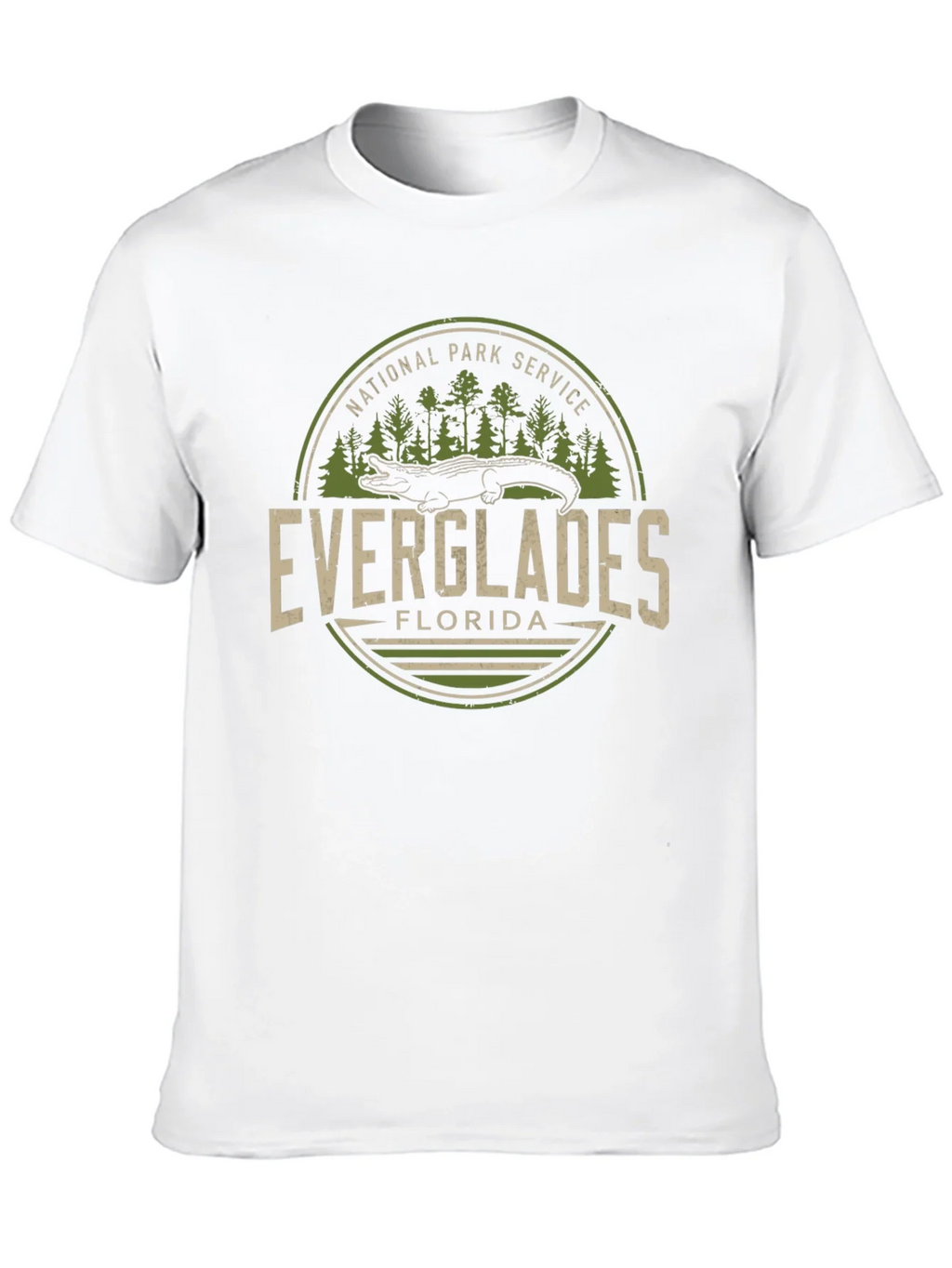 Everglades Florida National Park Service Black T-Shirt