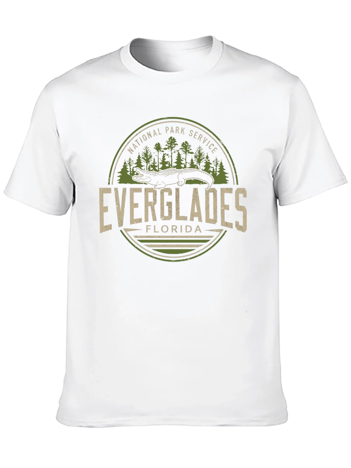 Everglades Florida National Park Service Black T-Shirt