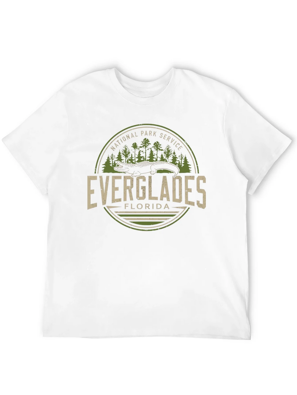 Everglades Florida National Park Service Black T-Shirt