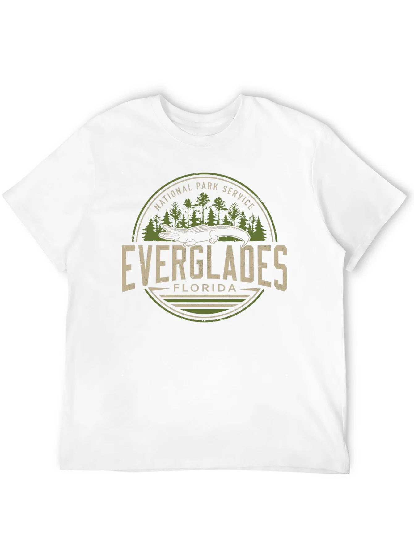 Everglades Florida National Park Service Black T-Shirt