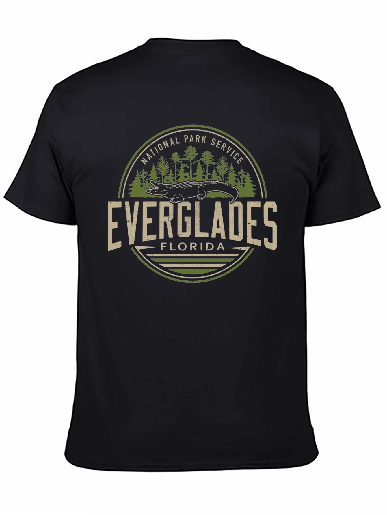 Everglades Florida National Park Service Black T-Shirt