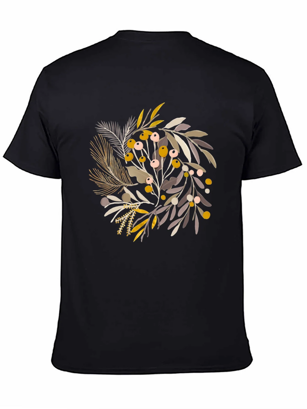 Botanical Print Crew Neck Tee