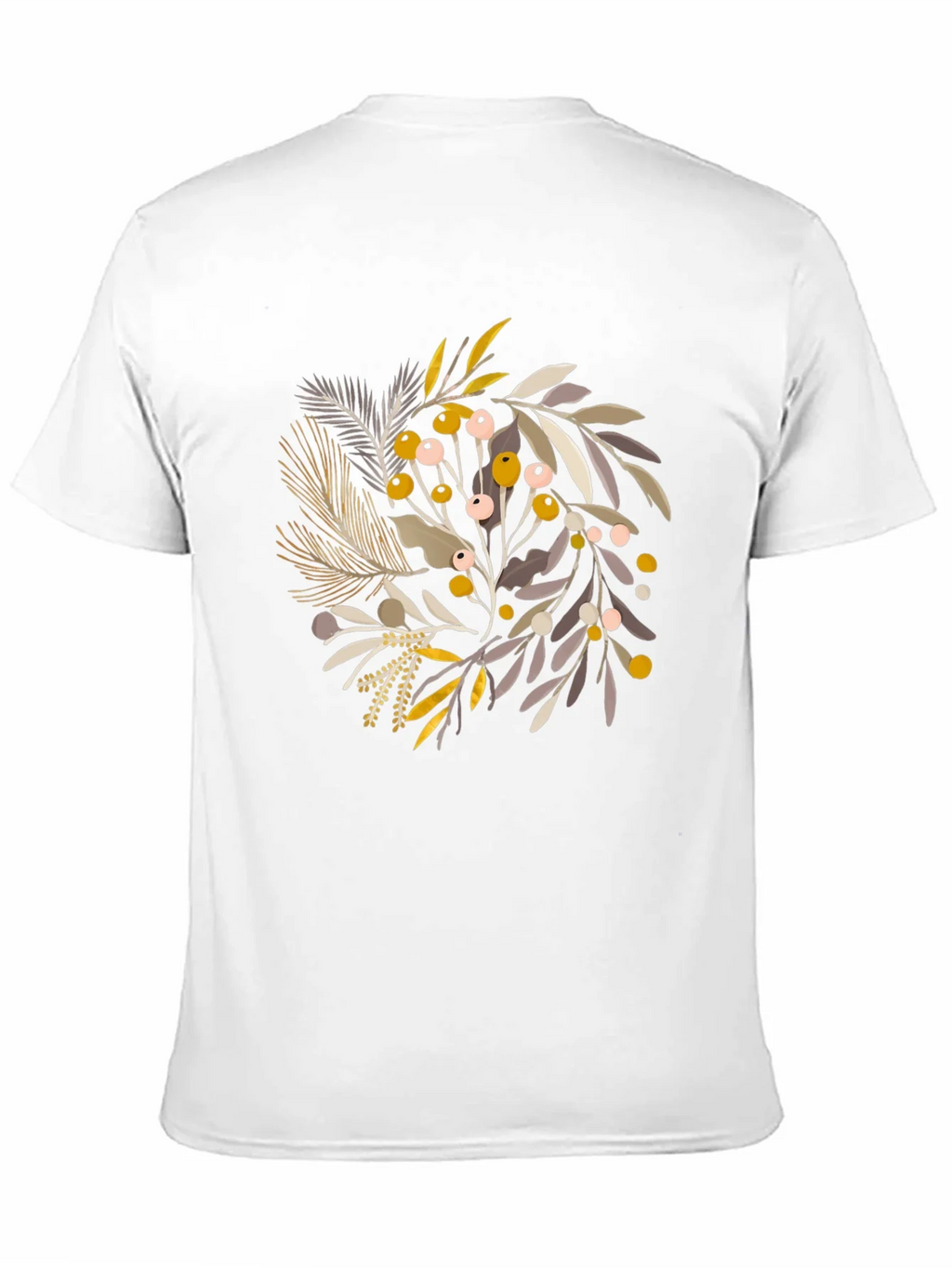 Botanical Print Crew Neck Tee