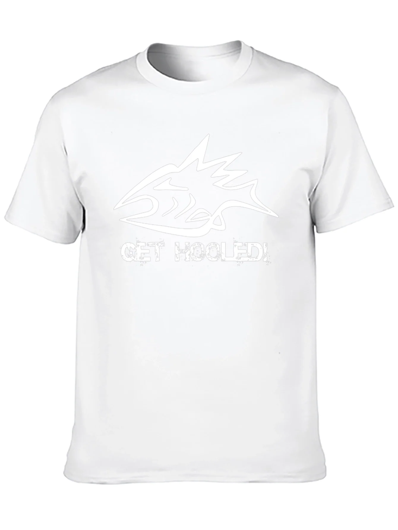 Get Hooked! Fishing Graphic Tee - Black