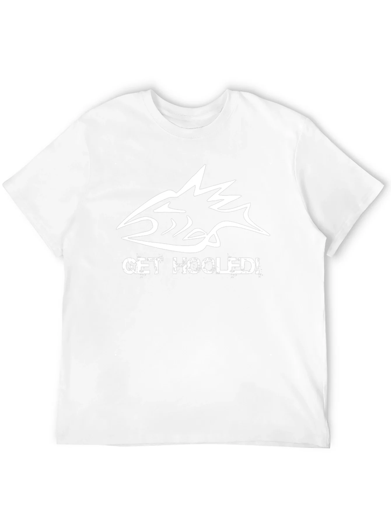 Get Hooked! Fishing Graphic Tee - Black