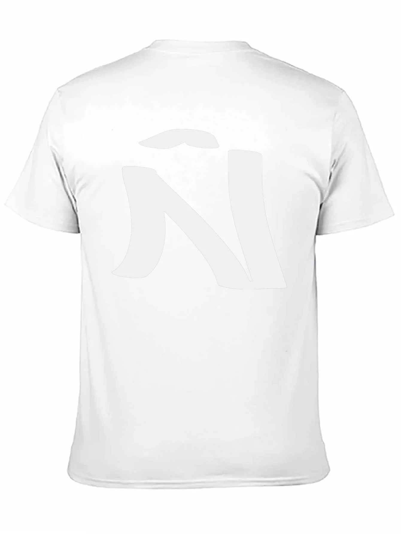 Black T-Shirt with White Ñ Design