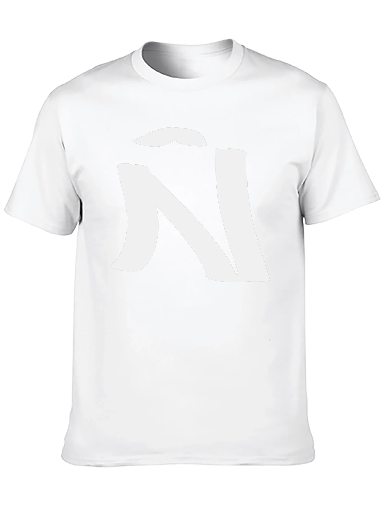 Black T-Shirt with White Ñ Design