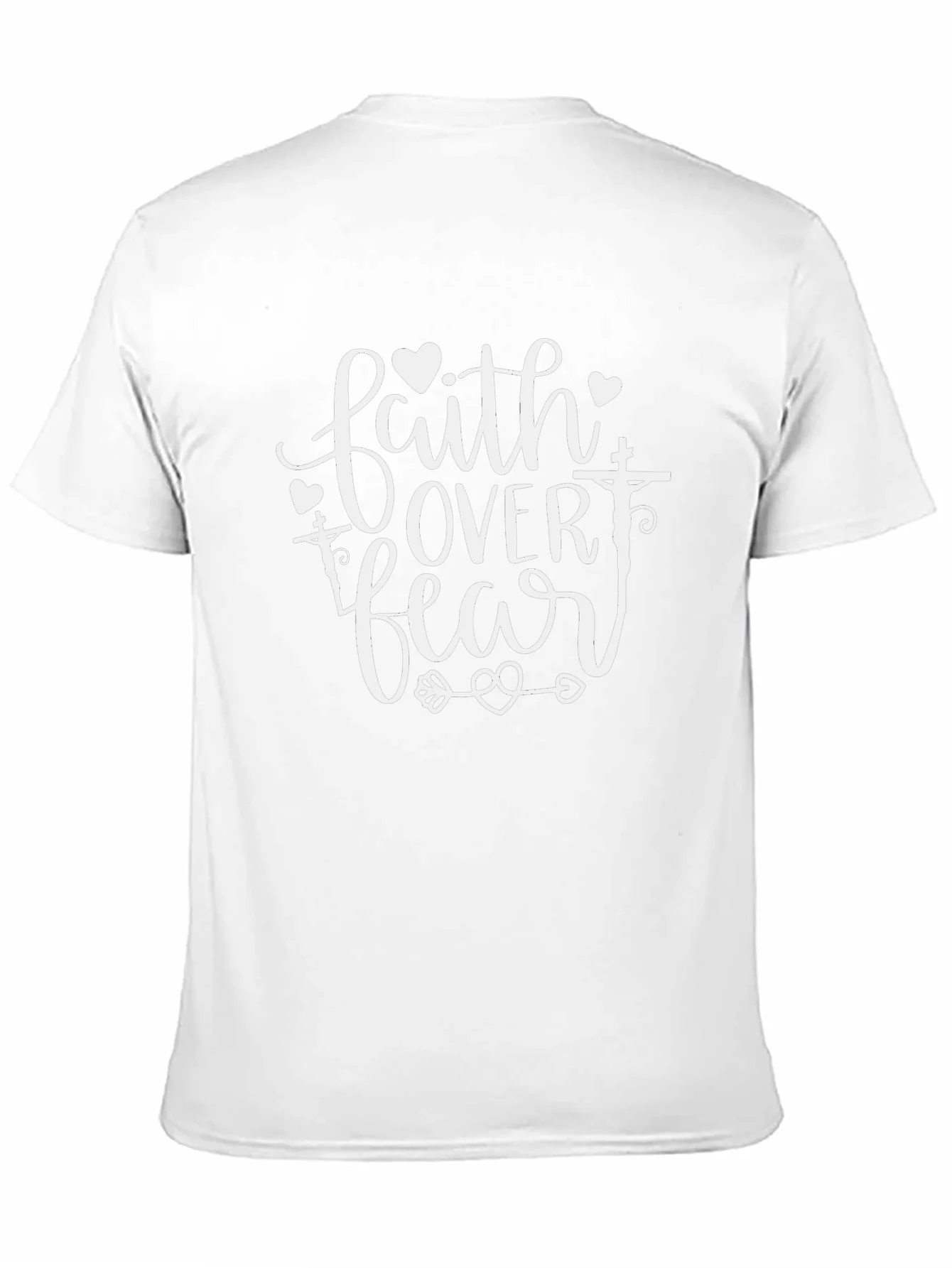 Faith Over Fear Black Graphic Tee