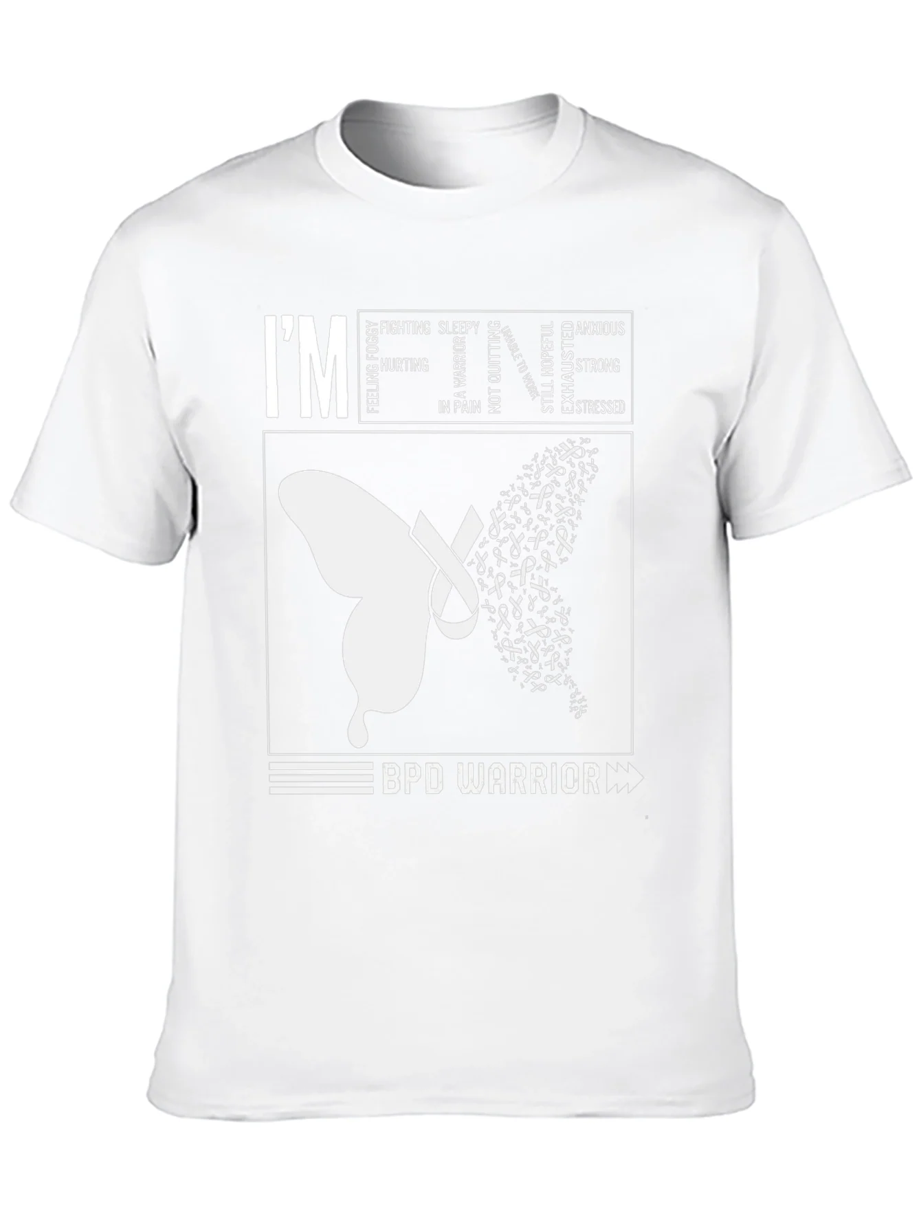 BPD Warrior T-Shirt - Mental Health Awareness
