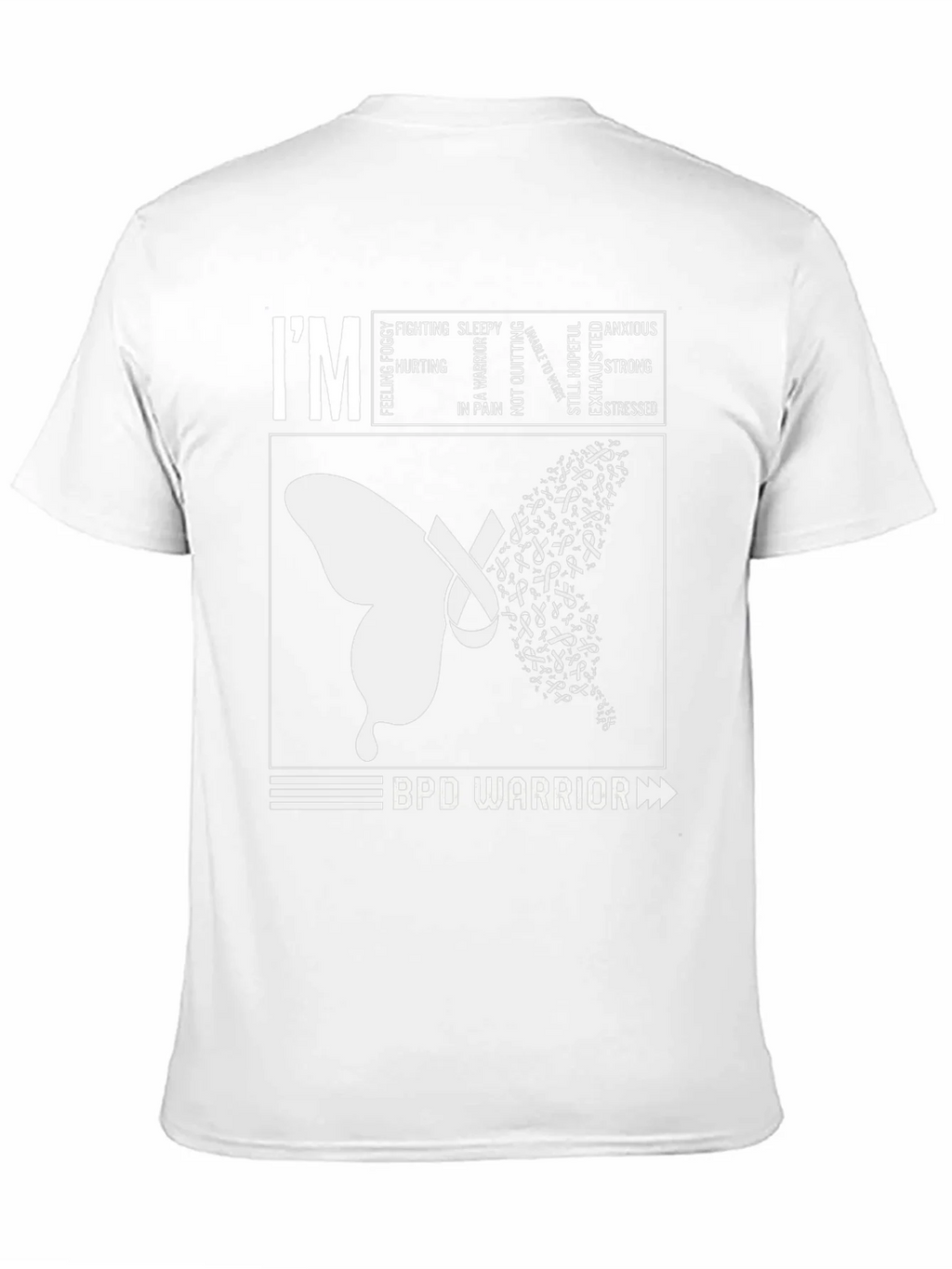 BPD Warrior T-Shirt - Mental Health Awareness