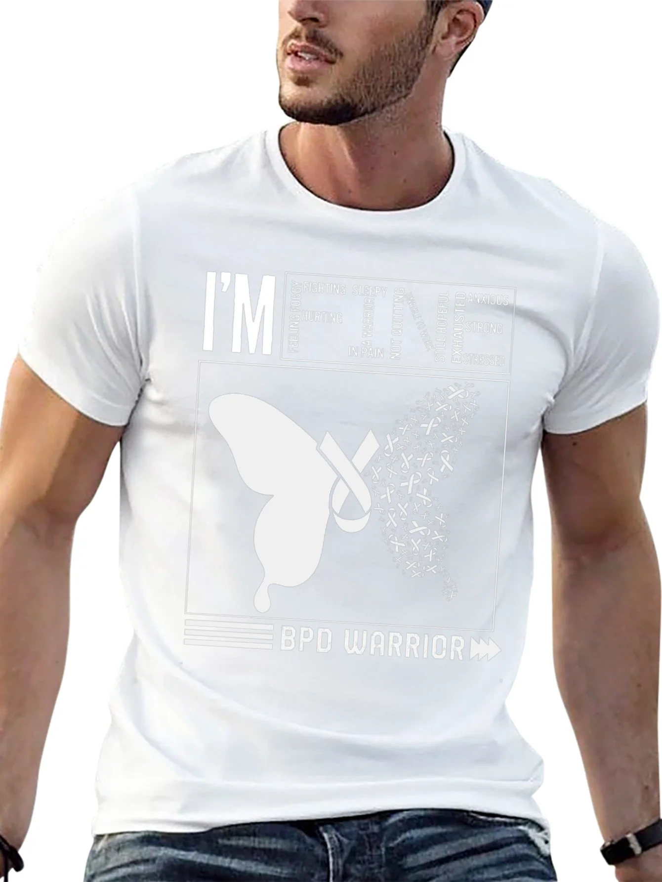 BPD Warrior T-Shirt - Mental Health Awareness