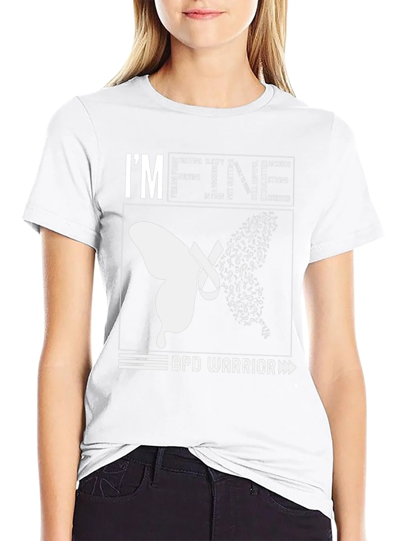 BPD Warrior T-Shirt - Mental Health Awareness
