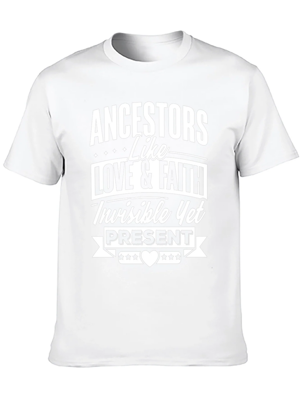 Ancestors Love & Faith Black Graphic T-Shirt