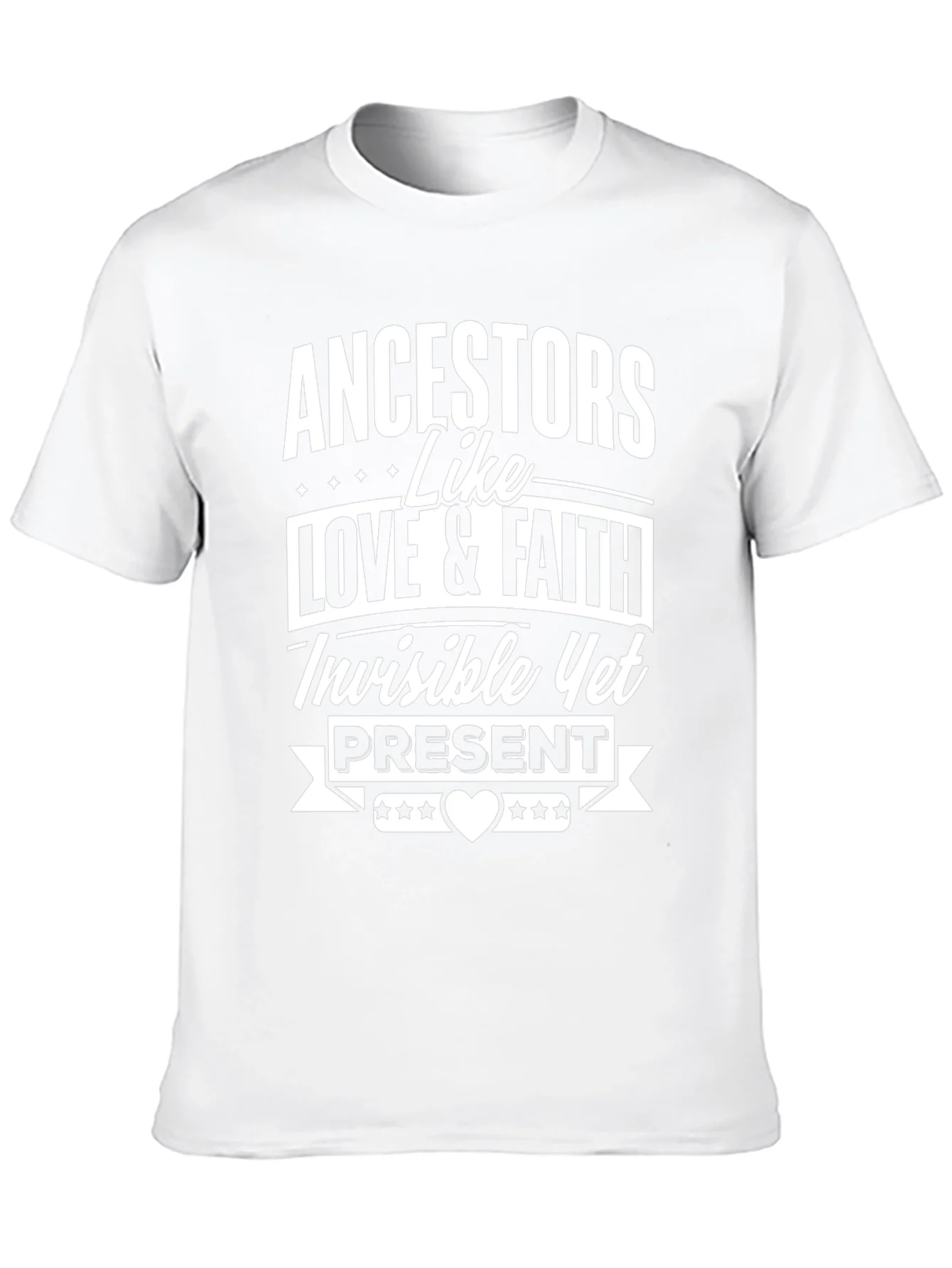 Ancestors Love & Faith Black Graphic T-Shirt
