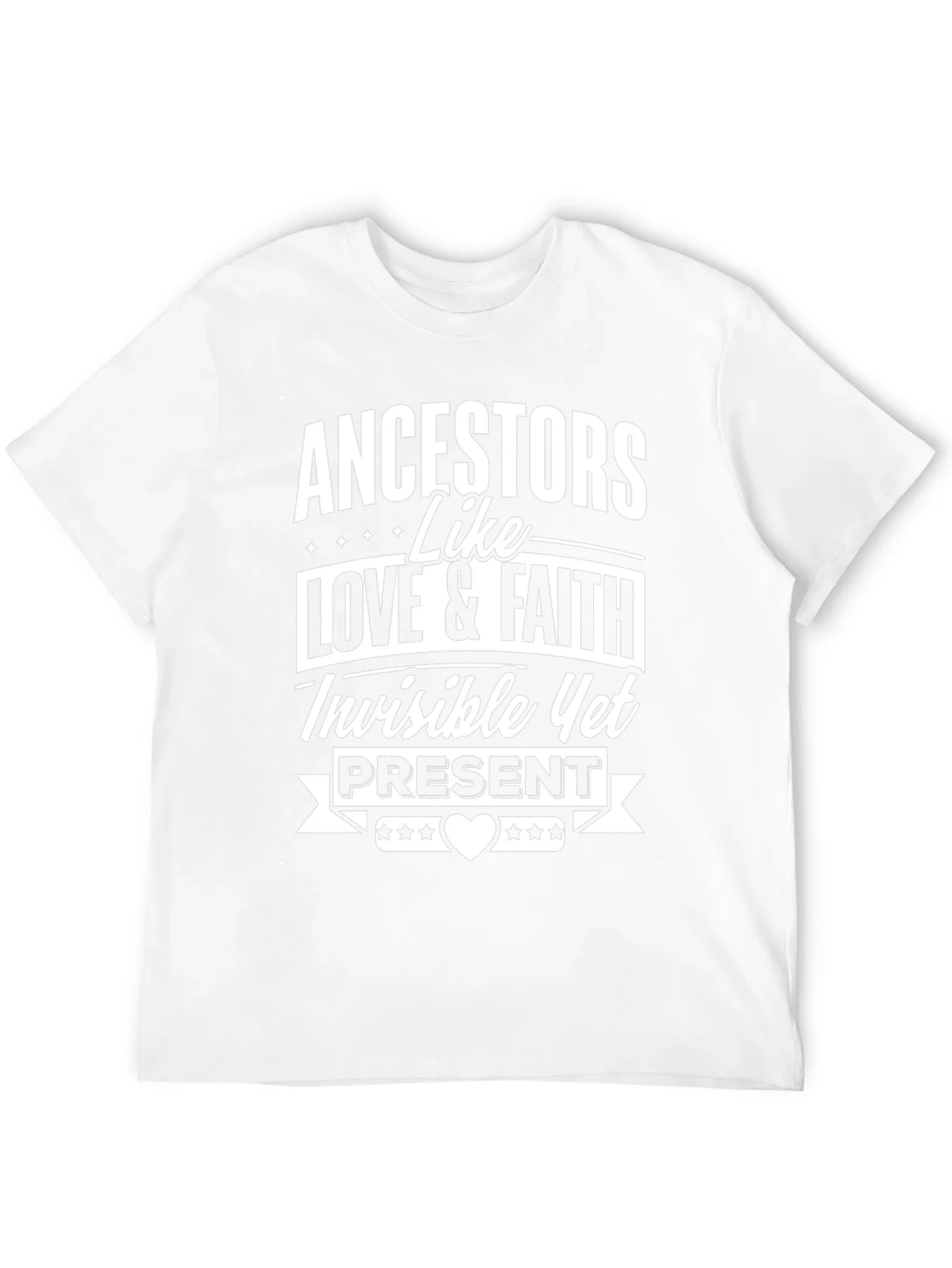 Ancestors Love & Faith Black Graphic T-Shirt