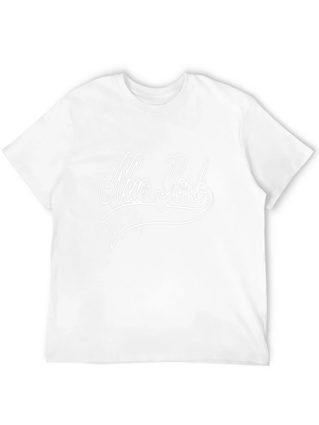 New York Graphic Tee - Black Cotton T-Shirt