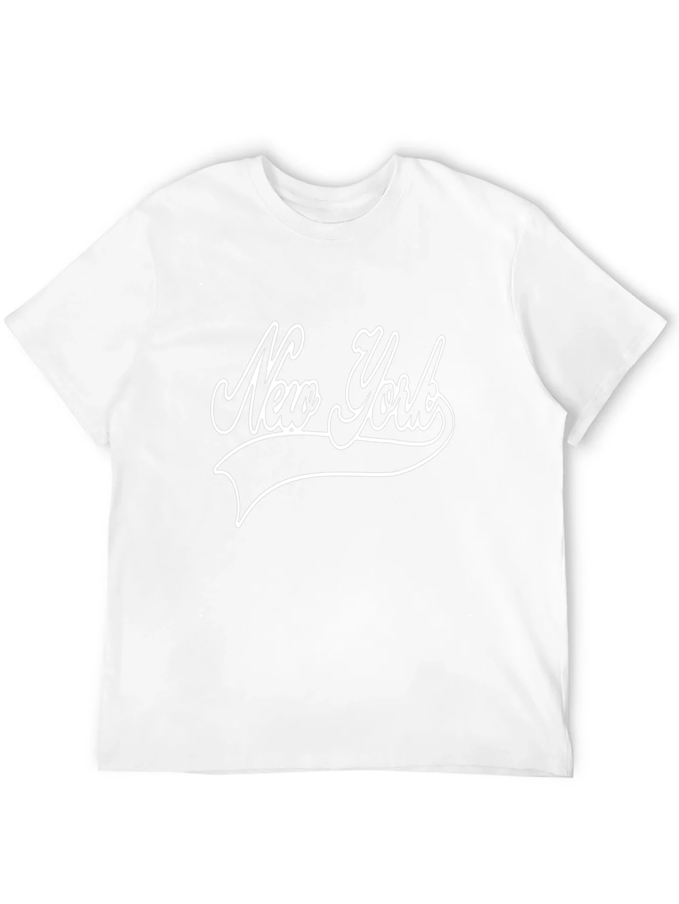 New York Graphic Tee - Black Cotton T-Shirt