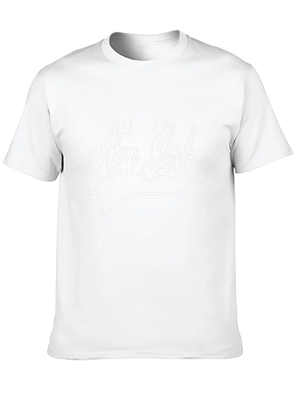 New York Graphic Tee - Black Cotton T-Shirt