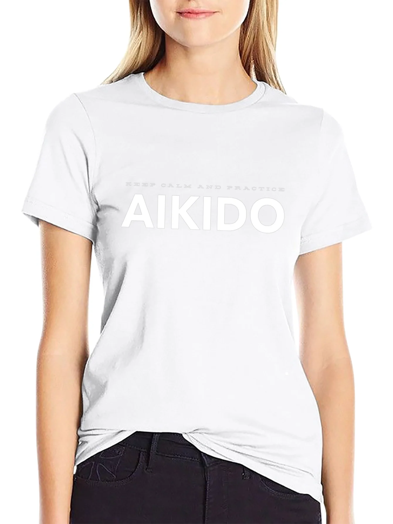 Aikido Practice T-Shirt: Keep Calm and Train!